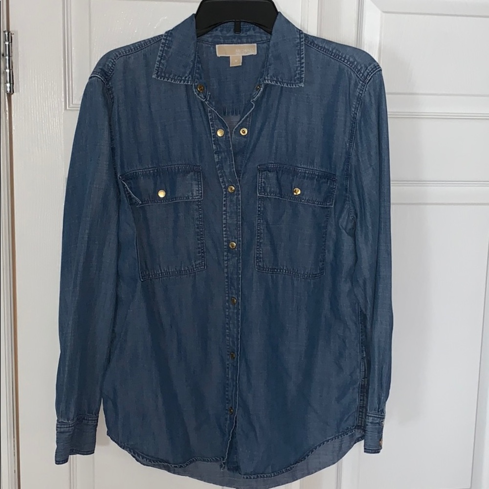 Michael Kors Denim Button Down